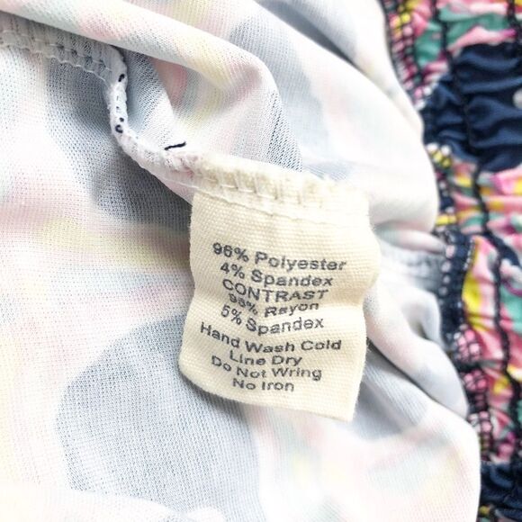 Simply Southern Blue Starfish Print Tassel Hem High Waisted Shorts Size S/M - Picture 7 of 7